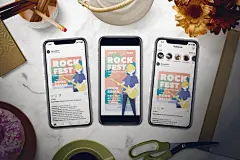 矢量音乐活动场景插画海报传单模版TNDJ4WX插图(2)
