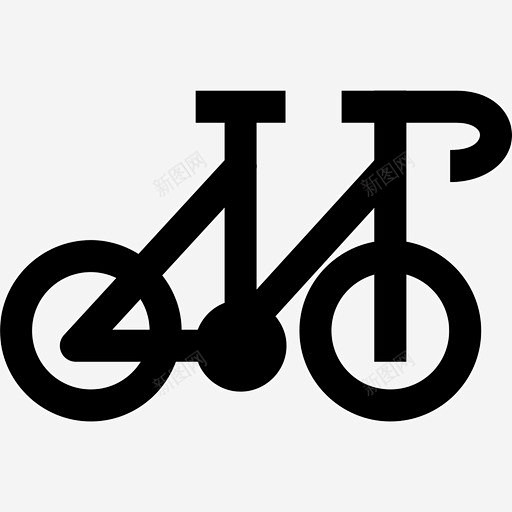 自行车脚踏板骑乘图标 标识 标志 UI图...