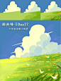 零基础插画教程｜六步画治愈小场景~