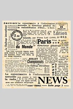 英文时尚高端大气黄牛皮纸复古海报