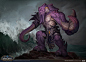 World of Warcraft - Faceless One Concept, Matthew McKeown : Model:
https://www.artstation.com/artwork/69EYr

Concepts for new Faceless Ones in Battle For Azeroth.

Credits:  The World of Warcraft team for the original Faceless One design.