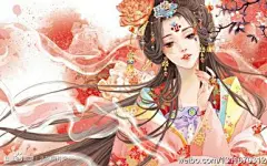 二次元古风嫁衣图片_360图片