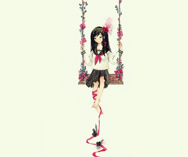 萌萌的少女心 森系壁纸背景图 #小清新#...