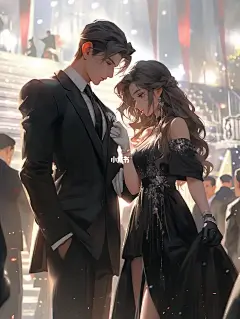 AI绘画|大帅哥求婚成功啦！