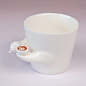 【】手手杯系列-优雅的咖啡大师 手工陶瓷杯