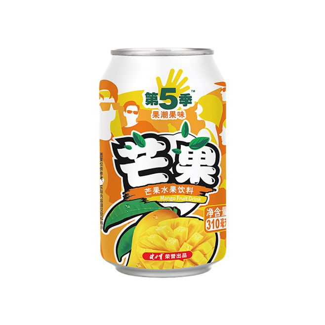 健力宝第五季果味饮料芒果味310ml