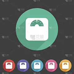 秤、衡器图标平网标志符号标签