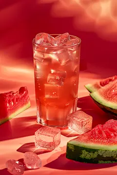 夏季清新西瓜饮品