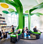 Inspirational school libraries from around the world – gallery From a story garden in Cornwall to hexagonal towers in Los Angeles, we look at inventive spaces designed to get children excited about books • School libraries shelve tradition to create new l