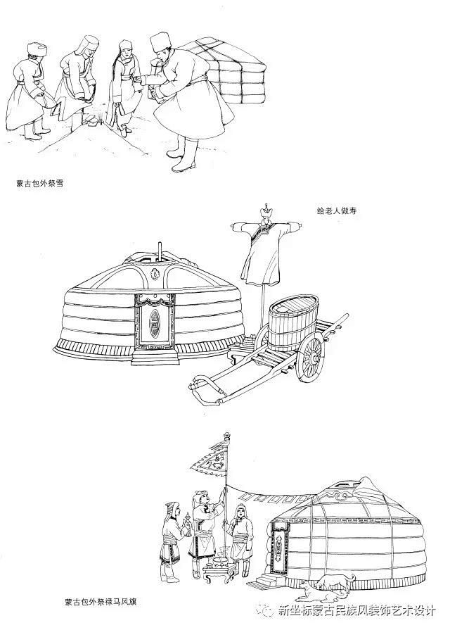 蒙古包的礼俗_蒙古文化_蒙古元素