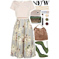 A fashion look from August 2016 featuring maxi dresses, green heeled shoes and drawstring bucket bags. Browse and shop related looks.