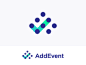 A + Check mark + Calendar logo concept for AddEvent