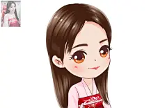 简约Q版萌版设计q版情侣真人照片转漫画卡通形象头像转q萌手绘-淘宝网