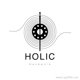 HOLIC昆明噬骨蝶手工Logo设计