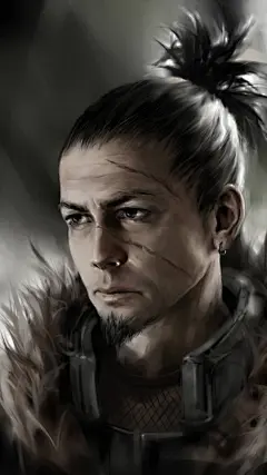 你那一瞬间的柔情，就像烟花一般绚烂而过。火影忍者 动漫壁纸 简约插画 ​​​​