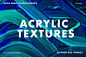 超强质感的油画聚丙乙烯涂抹风格背景纹理大集合 Acrylic textures bundle :  