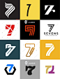 灵感采集7️⃣99个数字7元素图形logo设计分享_2_设计叔logo设计_来自小红书网页版