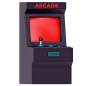 Arcade Machine Front - 游戏元素3D图标合集 Gaming 3D Icon Pack