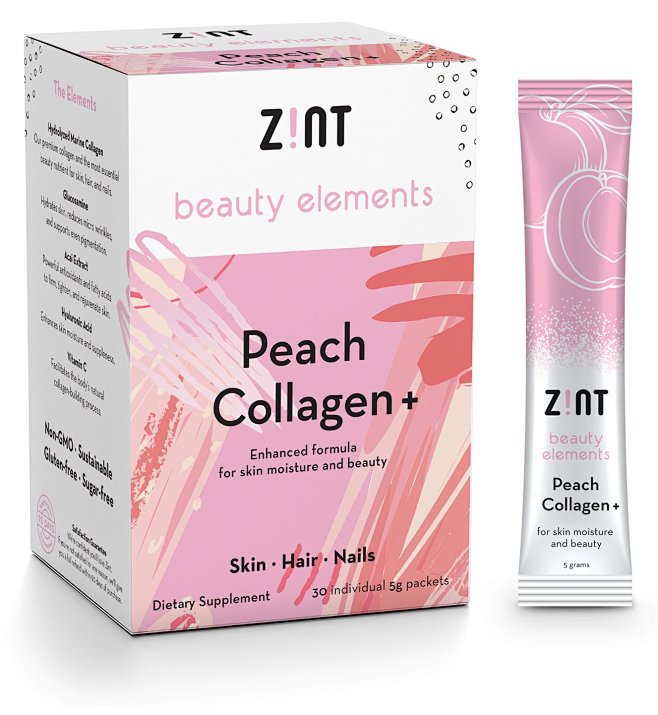 Amazon zint sweet marine collagen powder beauty drink mix peach