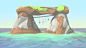 Low Poly Village on Behance