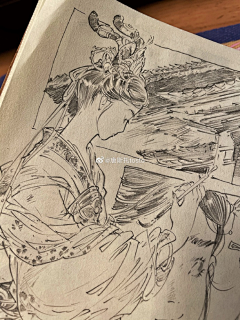 幽枫聆月采集到插画—线稿