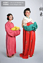 中国古代传统服饰复原图素材