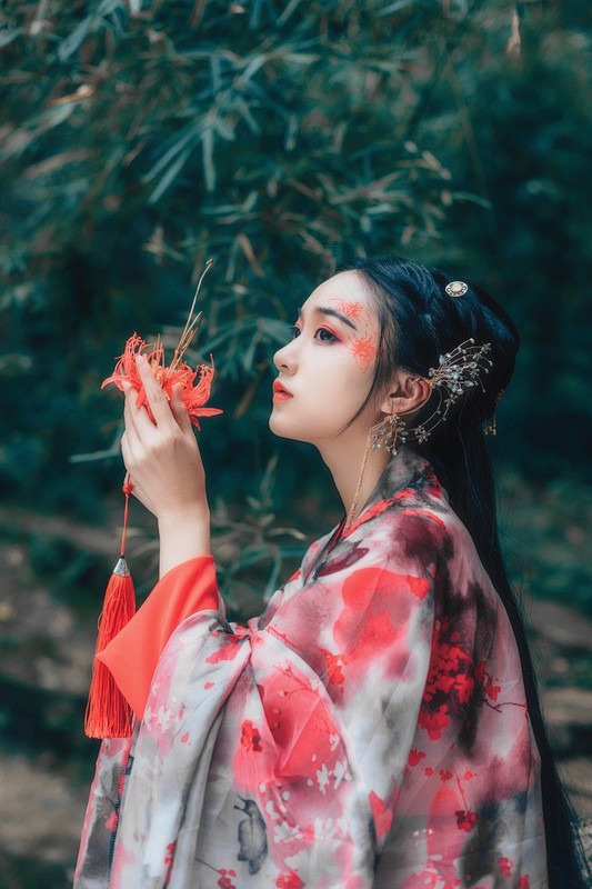 夢虎_人像_POCO摄影,汉服,古风,人...