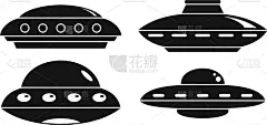 不明飞行物,极简构图,工业船,图标集,秘密,太空船,茶碟,技术,天空,科学