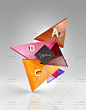 246号时尚科技抽象几何三角图形透明玻璃质感海报背景AI矢量素材-淘宝网