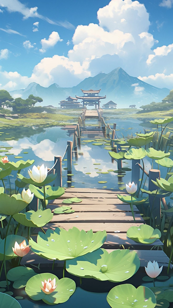 AI数字艺术国风卡通动画人物插画-众图网-花瓣网