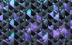 三维金字塔结构模式。未来和技术概念背景。矢量图