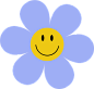 Pastel Color Flower Smiling