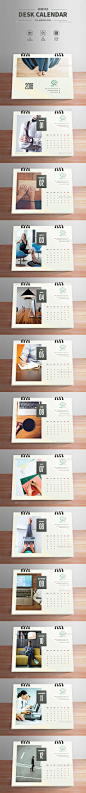 Clean Desktop Calendar 2016 Template PSD #design Download: http://graphicriver.net/item/clean-desktop-calendar-2016/13971717?ref=ksioks