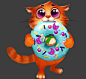 Spine animaton Bake_Shop_Blast Cat