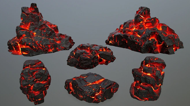 lava rocks-花瓣网