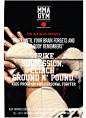 巴西圣保罗MMA健身房身份及海报设计 #采集大赛# #海报#