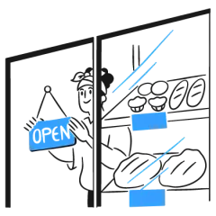 Shop Open 5 illustration - Free transparent PNG, SVG. No sign up needed.