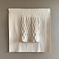 Trasnagh, 2019. 40” x 36” x 6”", unbleached canvas