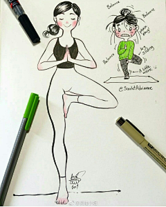 木易琳蓝采集到简笔画