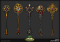 Legion Artifact Weapons, Calvin Boice : These are some of the artifact weapons I made for World of Warcraft: Legion.  