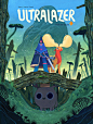 Ultralazer Comic Book Cover : Creation step by step of the cover of Ultralazer comic book