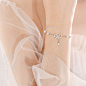 珍珠手链ins小众设计手链女纯银学生手链女韩版简约个性-淘宝网