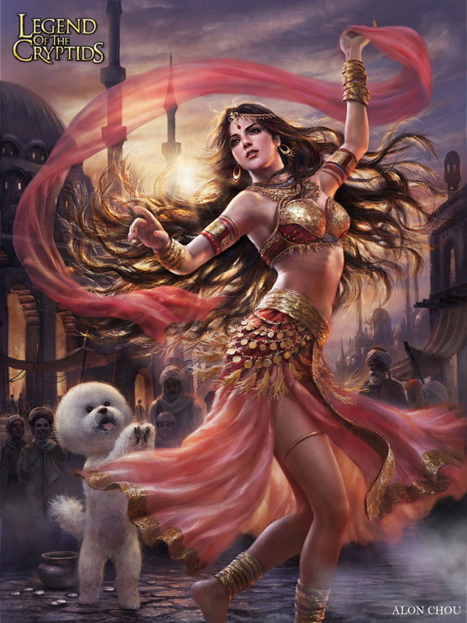 欧美魔幻美女插画欣赏，吸血鬼？精灵？女战...