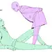【绘画参考】画师 anion_art ​​​​ 笔下的18P 情侣CP日常动作大全（动态速写素材） : 一起来吃狗粮啊！