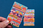 Taipei Metro / Year of the Monkey Commemorative Tickets : To celebrate the 20th anniversary of the Taipei Metro system, this One-day Pass Ticket design features 20 unique city images, in which 20 Taiwan macaque monkeys are looking for celestial peaches. I