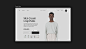 Ecommerce Fashion  fashiondesign typography   UI ux uxui Web Webdesign Website