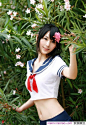 清纯制服女孩清新写真