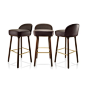 The Beetley Collection was inspired by the body shape of beetles, offering a pleasing contrast between the soft fabric and the lacquered steel frame. www.mondocollection.com - Beetley Bar Stool, Call for pricing (http://www.mondocollection.com/beetley-bar