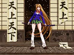 动漫武士刀女 - 动漫壁纸_高清桌面壁纸_高清动漫桌面壁纸 - 酷酷壁纸
