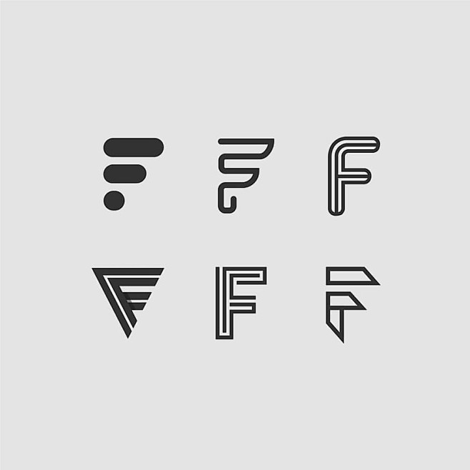 现代英文字母logo标志的类型单个字母平面网页其他观点独孤残月原创文